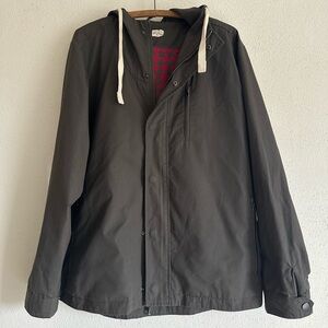 Bridge and Burn Olive Green Hooded Jacket